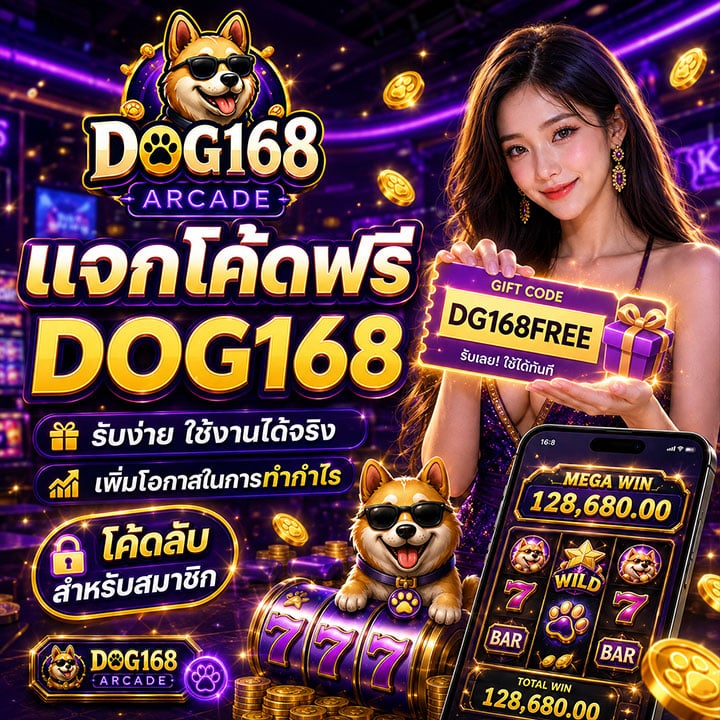 วิธีรับ แจกโค้ดฟรี dog168 เพื่อเพิ่มโอกาสในการทำกำไร
