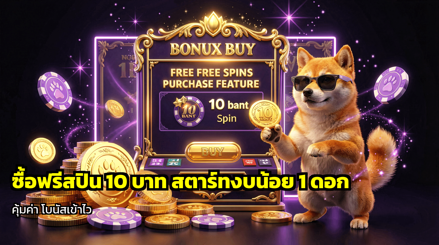 ซื้อฟรีสปิน 10 บาท