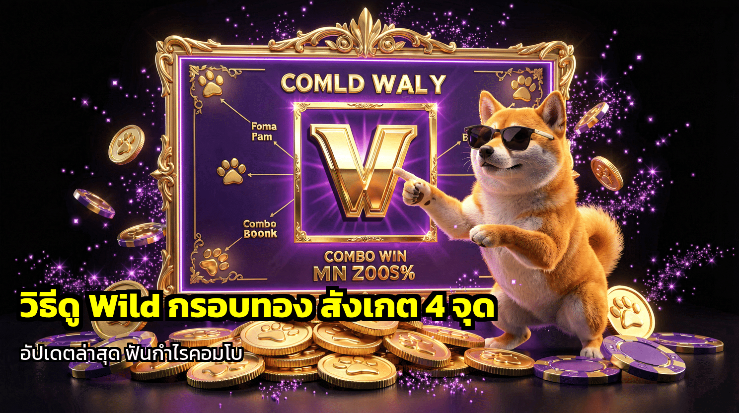 วิธีดู Wild กรอบทอง