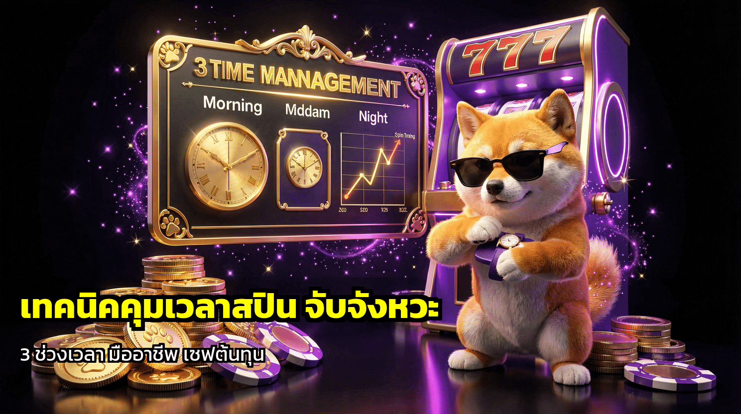 เทคนิคคุมเวลาสปิน