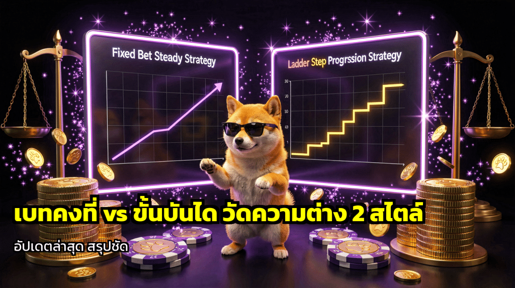 เบทคงที่ vs ขั้นบันได